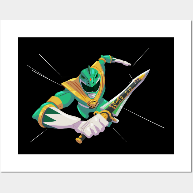 Green Ranger Wall Art by lamarosmith